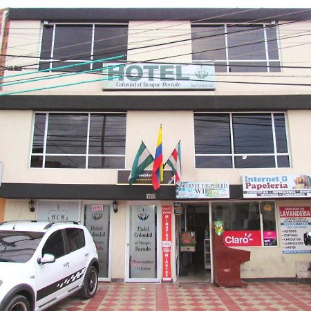 Hotel Colonial El Bosque Dorado Tunja Esterno foto