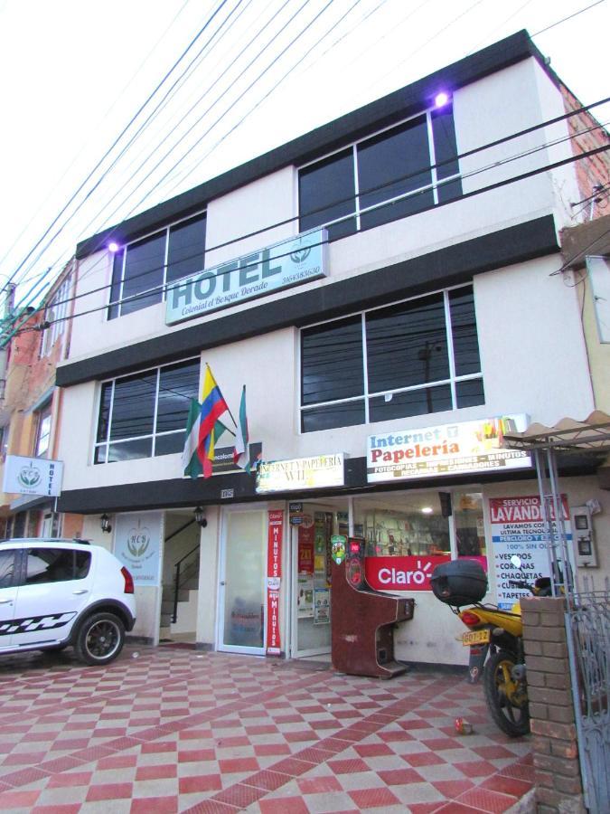 Hotel Colonial El Bosque Dorado Tunja Esterno foto